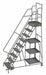 Stock Picking Rolling Ladder Cap.450lb.