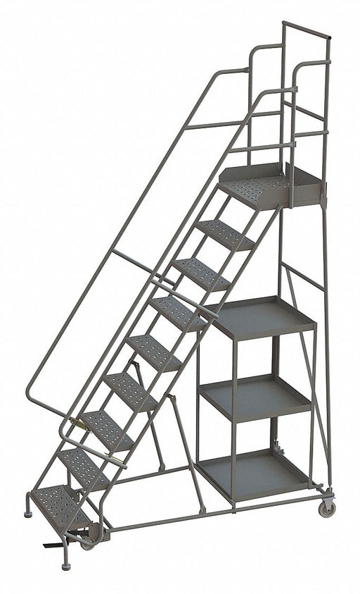 Stock Picking Rolling Ladder Cap.450lb.