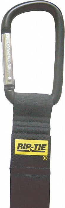 Hook-and-Loop Cable Wrap 6 in Black PK5