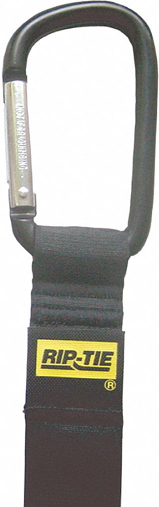 Hook-and-Loop Cable Wrap 6 in Black PK5