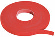 Hook-and-Loop Cable Tie Roll 75 ft Red