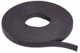 Hook-and-Loop Cable Tie Roll 75 ft Black