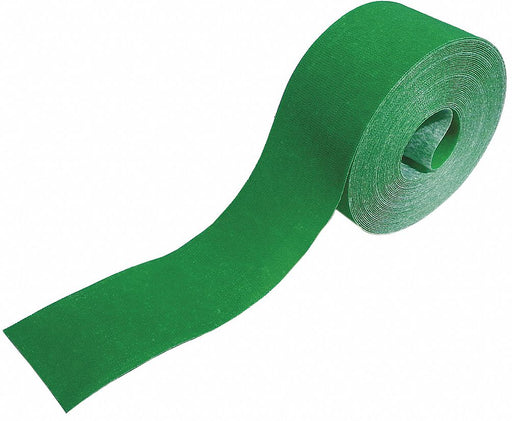 Hook-and-Loop Cable Tie Roll 75 ft Green