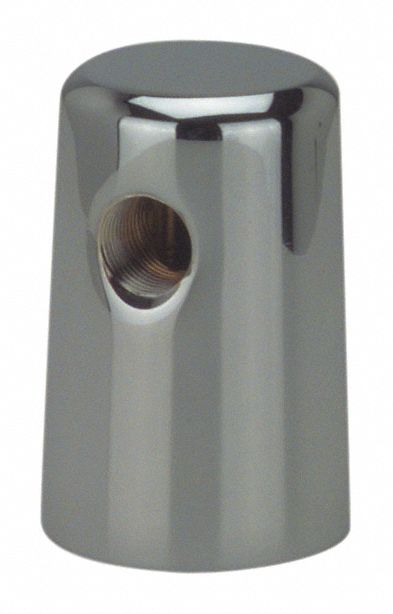 Turret 3/8in. Chrome Brass Single Outlet