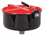 K7665 Drum Funnel Red Steel NPT