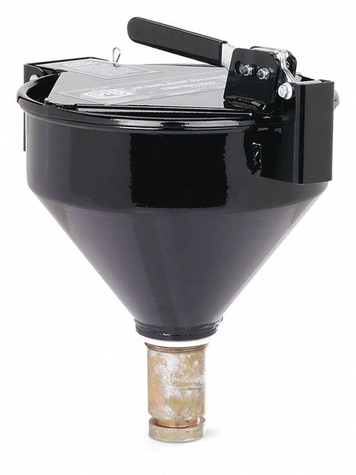 Drum Funnel Black Steel NPT