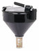 K7663 Drum Funnel 15 in H Black Steel