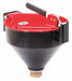 K7661 Drum Funnel 13 in H Red Steel