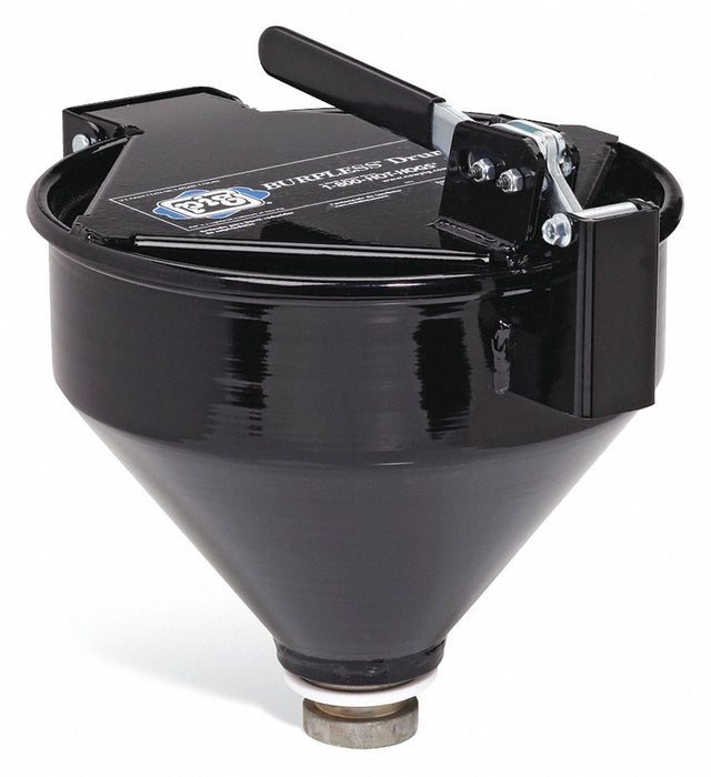 K7661 Drum Funnel Black Steel NPT
