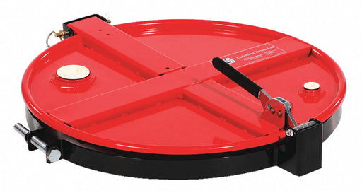 Drum Lid Red Steel 55 gal