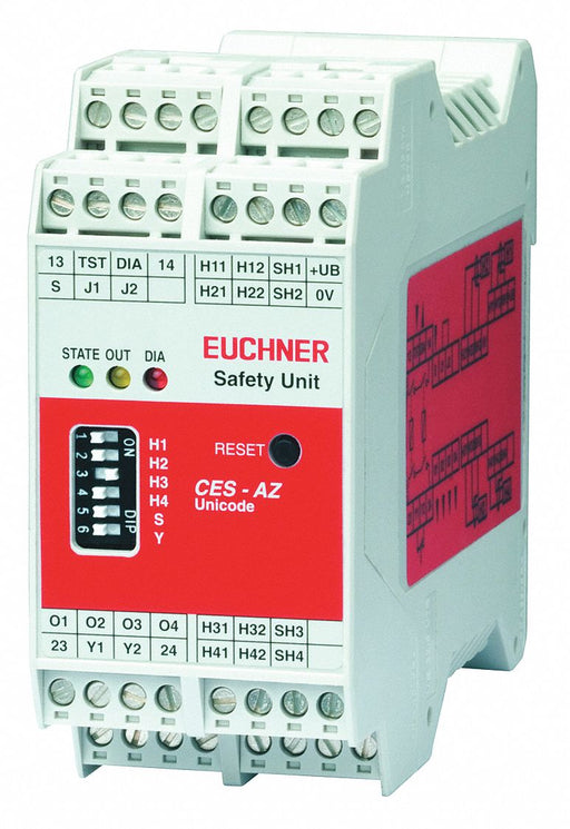 Safety Controller 2NO 27V DC 4 Inputs