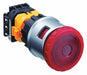 EmergncyStpPshButtn FulVolt Red 1NO/2NC