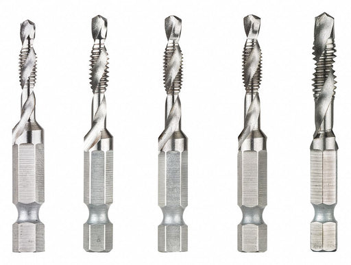 Drill Tap Countersink Set UNC UNF 5