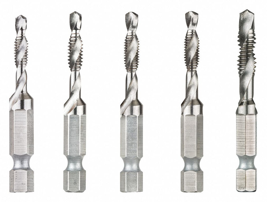 Drill Tap Countersink Set UNC UNF 5