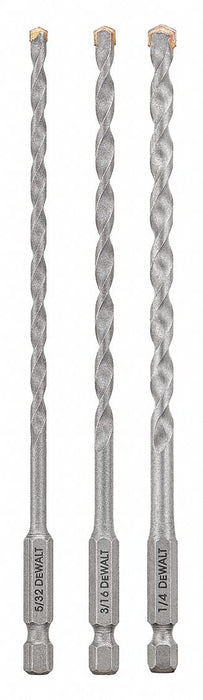 Masonry Drill Set 3pc Carbide Tip