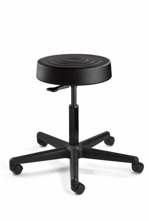 Round Pneumatic Stool 5-Star Blk 22.5 H