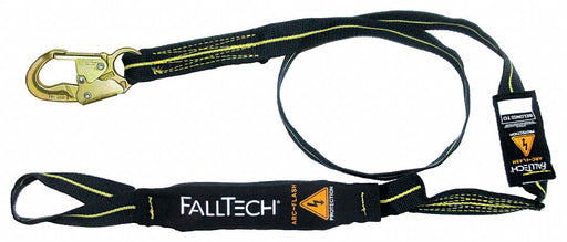 Shock-Absorbing Lanyard Black