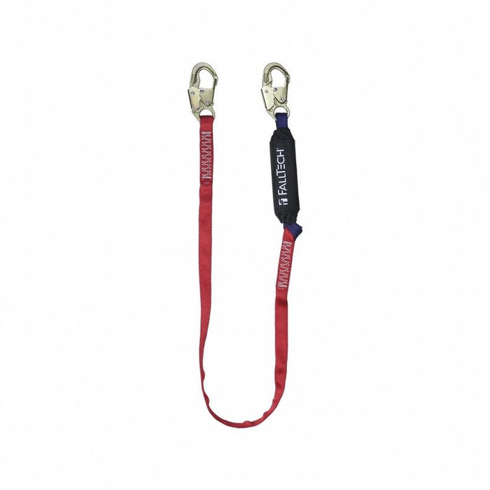 Shock-Absorbing Lanyard Red