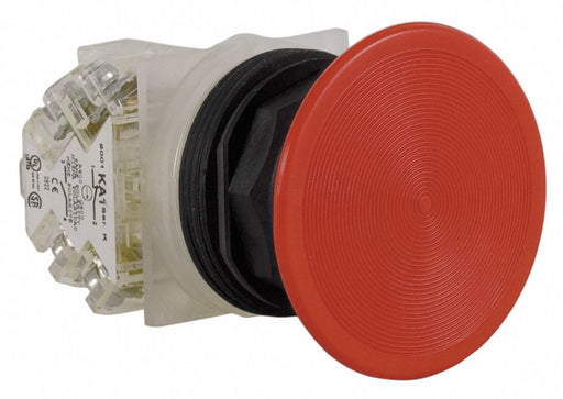 MushroomHeadPushButton NonIllum Red SPDT