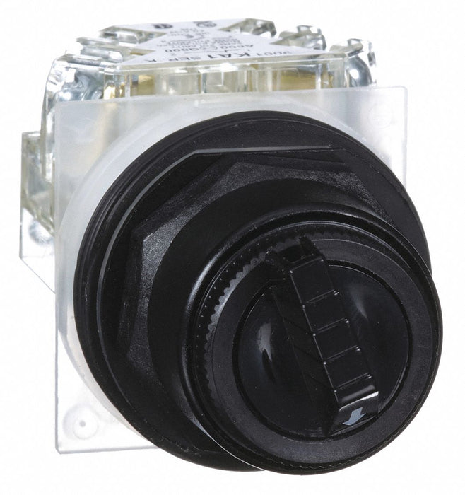 SelectorSwitch Non-Illum 3Pos 30mm Black
