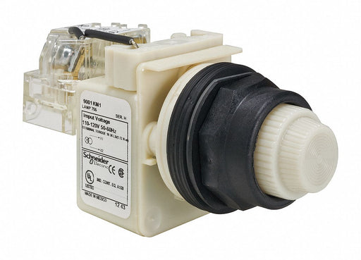Pilot Light White 30mm Incandescent