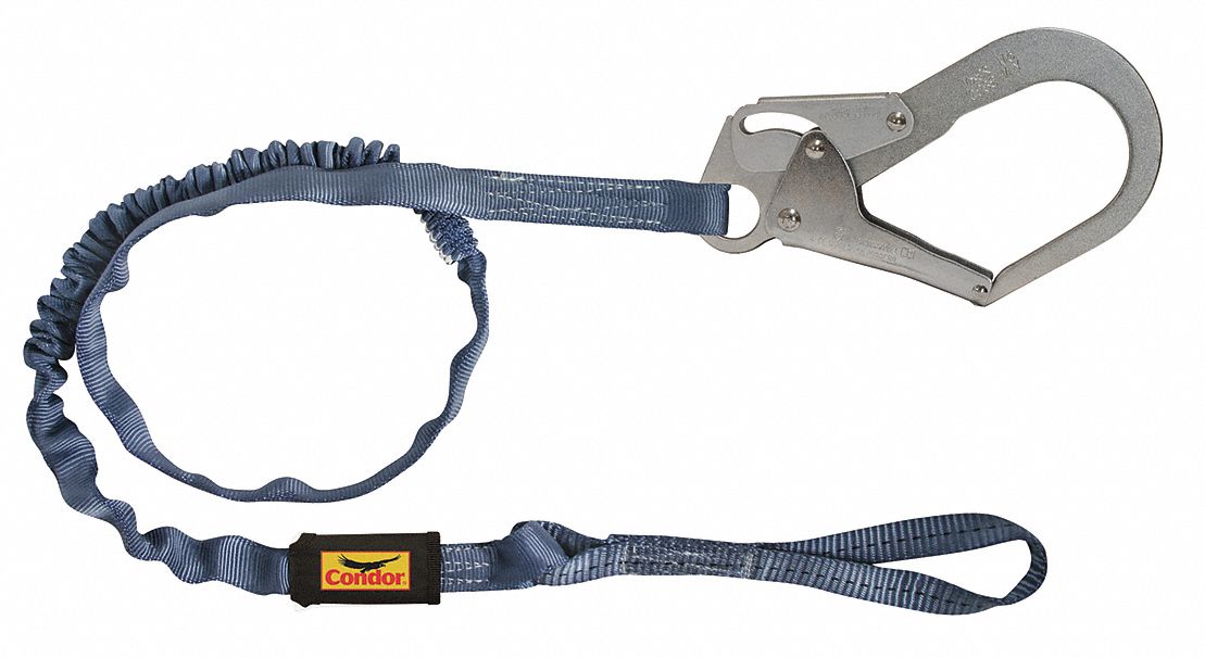 Shock-Absorbing Lanyard Blue