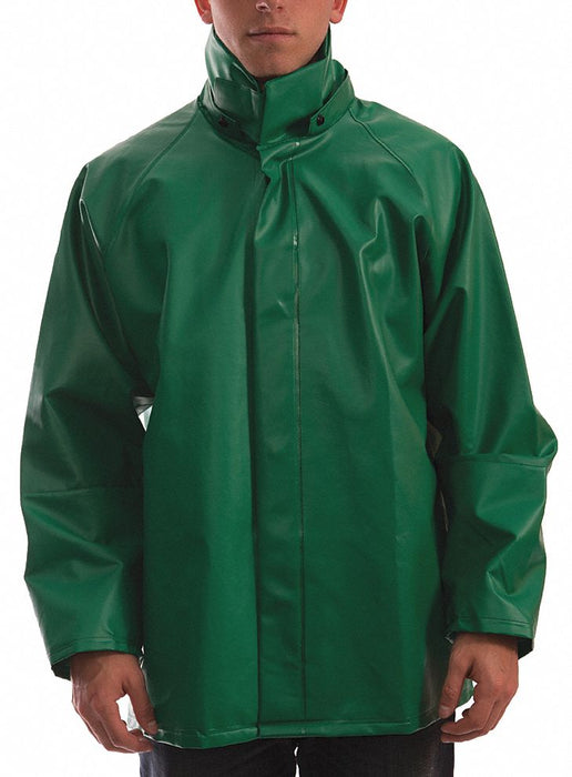 Flame Resistant Rain Jacket Green 5XL
