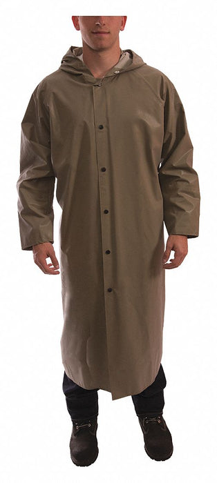 Flame Resistant Rain Coat Tan L