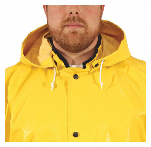 FR Rain Hood L Yellow Neoprene ASTMD6413
