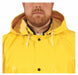 FR Rain Hood L Yellow Neoprene ASTMD6413