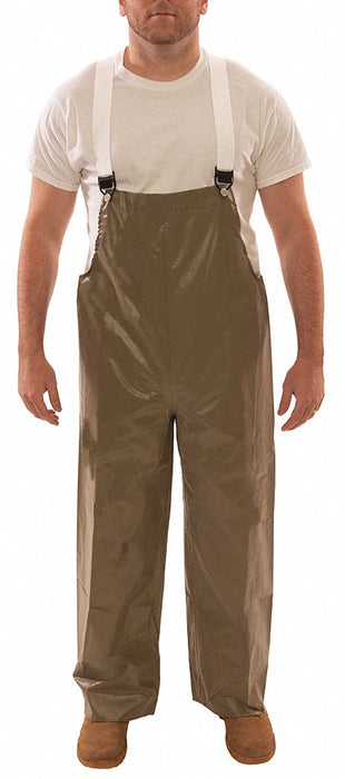 J4033 Flame Resistant Rain Bib Overall Tan S