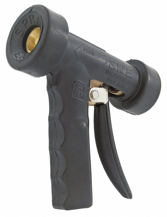 Hose Nozzle 1/2 In Brass/Rubber 6 In L