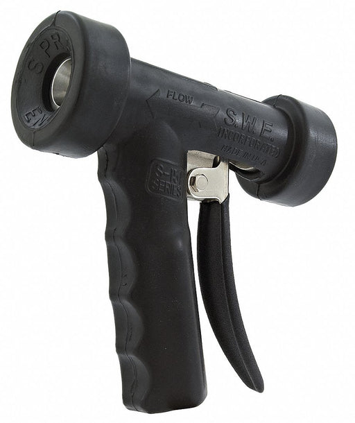 Hose Nozzle 1/2In Brass SS Rubber 6 In L