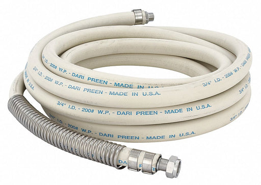 Hose 1/2 EPDM/Steel 50 Ft L