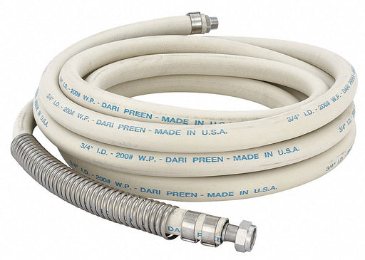 Hose 1/2 EPDM/Steel 75 Ft L