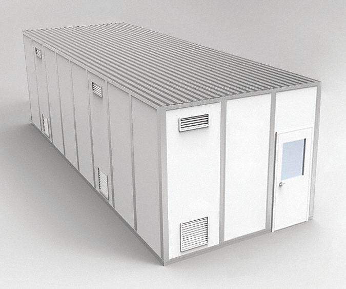 Modlr Cleanroom 12.4 ftx10.1 ftx32.4 ft