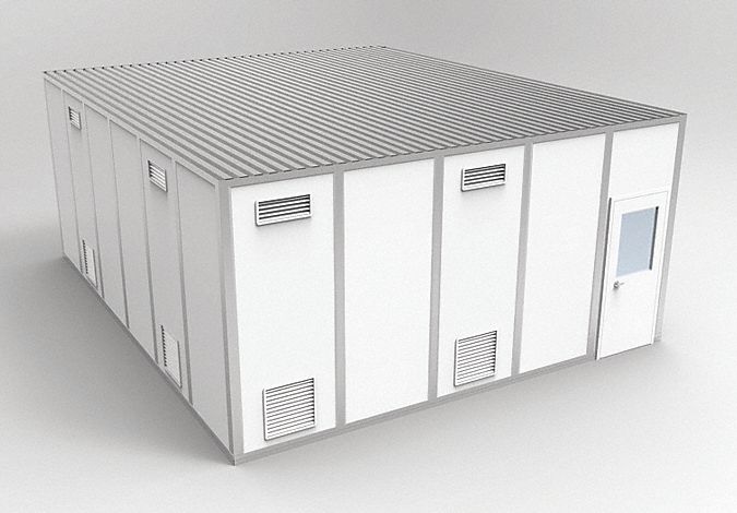 Modlr Cleanroom 20.4 ftx10.1 ftx24.4 ft