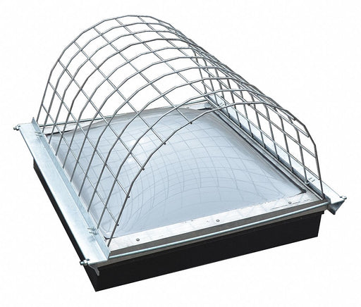 Domed Skylight Guard Gray 440 lb