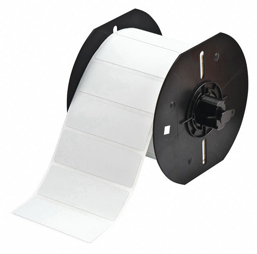 Pre-Cut Label Stock Roll Gray Matte