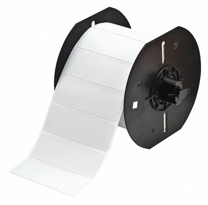 Pre-Cut Label Stock Roll Gray Matte