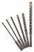 Hammer Drill Bit Set 6 Pieces SDS Plus