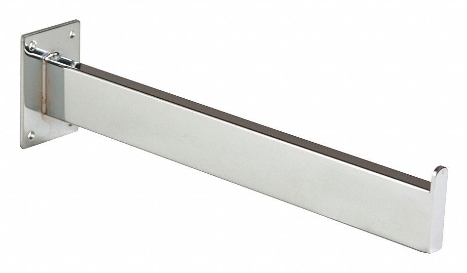 Faceout 12 D 1/8 W 3 H Steel Silver PK24