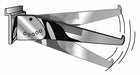 Adj. Shelf Brkt Steel LdCap 35lb PK48