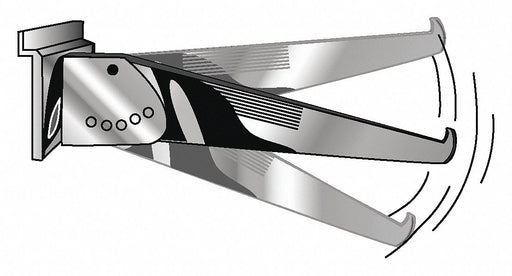 Adj. Shelf Brkt Steel LdCap 35lb PK48