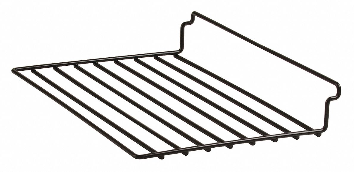 Slatwall Merch Shlf Steel LdCap 10lb PK6