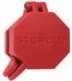 Glad Hand Lock Plastic Red Universal