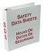 Binder 12 in H 11-3/4 in D 2-1/2-in W