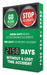 Electronic Scoreboard 28in x 20in Green