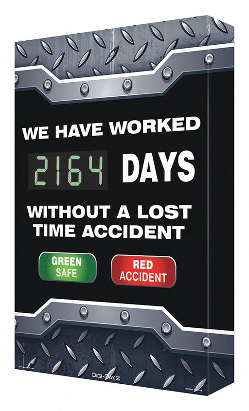 Electronic Scoreboard 28 in x 20 in Blue