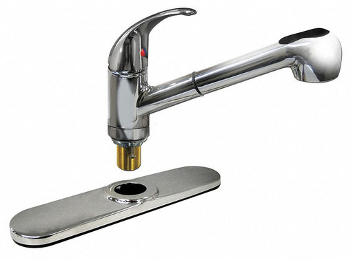Low Arc Pull Out Chrome Dominion Faucets